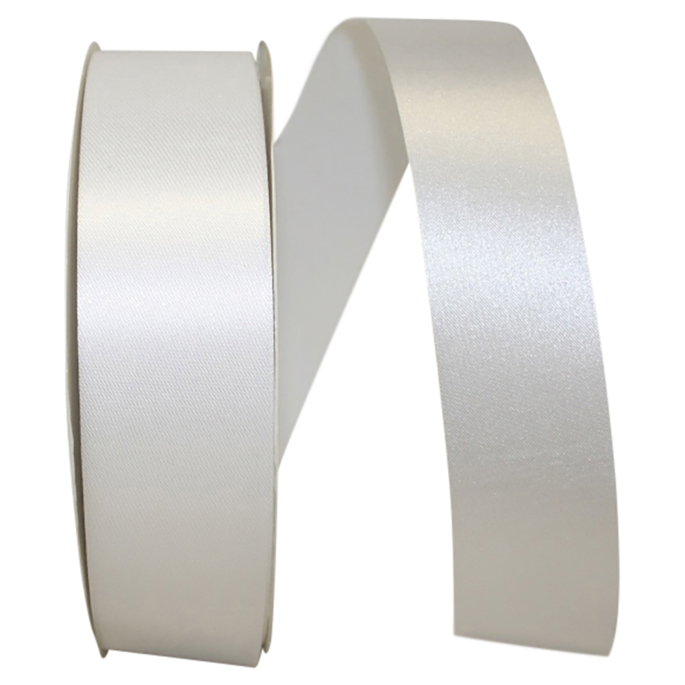 Wedding Ribbon 16mm x 10m Satin – Cream/Gold – Italian Options
