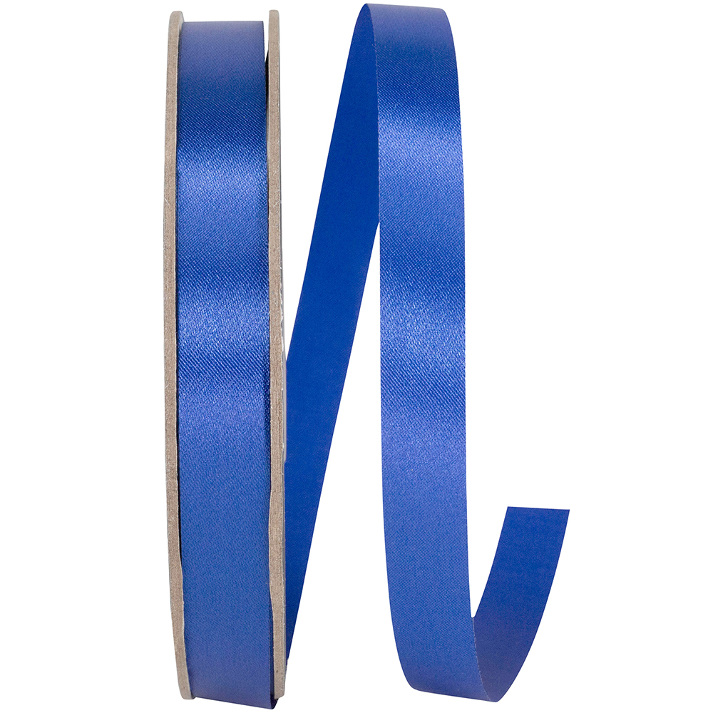 Bluesyリボン Ribbon - Satin Supreme, Royal, 5/8 Inch, 100 Yards