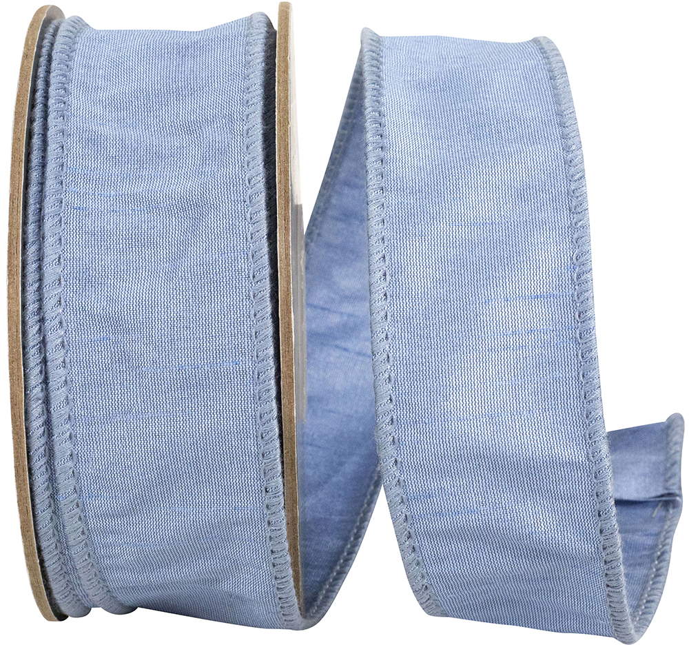 Blue Wired Ribbon