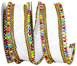 BEADED CANDY EDGE DELUXE WIRED EDGE