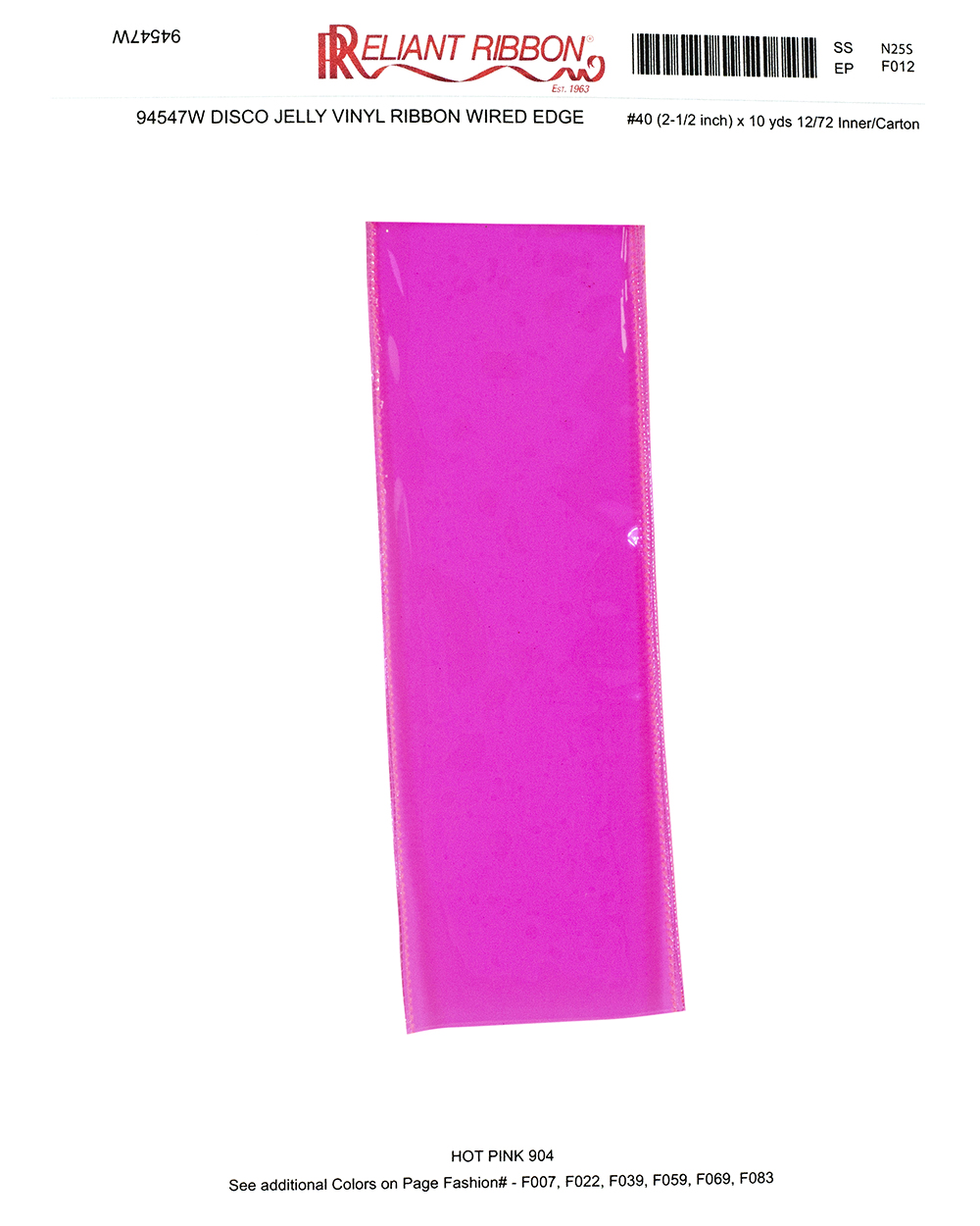 JELLY VINYL RIBBON WIRED EDGE