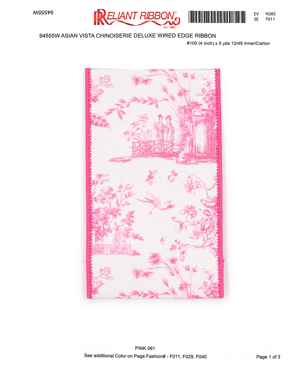 Asian Vista Chinoiserie Delux Ribbon